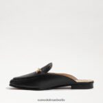 Sam Edelman Linnie Bit Mule Frauen schwarzes Leder Schuhwerk 2P8JNV79 - Image 4