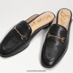 Sam Edelman Linnie Bit Mule Frauen schwarzes Leder Schuhwerk 2P8JNV79 - Image 7