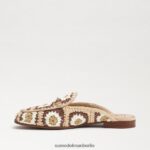 Sam Edelman Linnie Crochet Bit Mule Frauen natürlich Schuhwerk 2P8JNV252 - Image 4