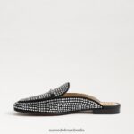 Sam Edelman Linnie Glitz Bit Loafer-Mule Frauen schwarzes Wildleder Schuhwerk 2P8JNV780 - Image 4