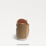 Sam Edelman Livi Espadrille-Keilsandale Frauen dunkel natürlich Schuhwerk 2P8JNV339 - Image 5