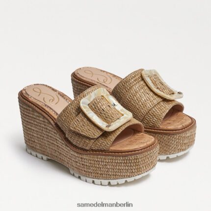 Sam Edelman Livi Espadrille-Keilsandale Frauen dunkel natürlich Schuhwerk 2P8JNV339