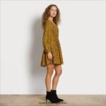 Sam Edelman Lora Minikleid Frauen Olivenöl Bekleidung 2P8JNV1236 - Image 2