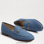 Sam Edelman Loraine Bit Loafer Frauen gewaschenes Indigo Schuhwerk 2P8JNV38 - Image 7