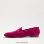 Sam Edelman Loraine Bit Loafer Frauen Himbeersamt Schuhwerk 2P8JNV35 - Image 4