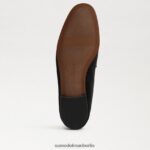 Sam Edelman Loraine Bit Loafer Frauen schwarzer Samt Schuhwerk 2P8JNV36 - Image 6