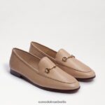 Sam Edelman Loraine Bit Loafer Frauen weiches beiges Leder Schuhwerk 2P8JNV44