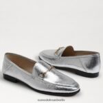 Sam Edelman Loraine Bit Loafer Frauen weiches Silber Schuhwerk 2P8JNV52 - Image 7