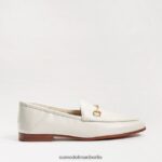 Sam Edelman Loraine Bit Loafer Frauen weißes Leder Schuhwerk 2P8JNV43 - Image 2