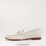 Sam Edelman Loraine Bit Loafer Frauen weißes Leder Schuhwerk 2P8JNV43 - Image 4