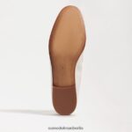 Sam Edelman Loraine Bit Loafer Frauen weißes Leder Schuhwerk 2P8JNV43 - Image 6