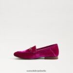 Sam Edelman Loraine Bit Loafer Kinder Himbeersamt Schuhwerk 2P8JNV895 - Image 4