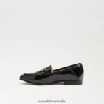 Sam Edelman Loraine Bit Loafer Kinder schwarzes Lackleder Schuhwerk 2P8JNV909 - Image 4