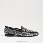Sam Edelman Loraine-Glitzer-Loafer Frauen schwarzer Glitzer Schuhwerk 2P8JNV718 - Image 2
