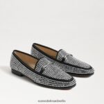 Sam Edelman Loraine-Glitzer-Loafer Frauen schwarzer Glitzer Schuhwerk 2P8JNV718