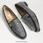 Sam Edelman Loraine-Glitzer-Loafer Frauen schwarzer Glitzer Schuhwerk 2P8JNV718 - Image 7