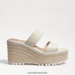 Sam Edelman Luca Keilsandale Frauen modernes Elfenbein Schuhwerk 2P8JNV757 - Image 2