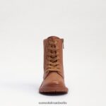 Sam Edelman Lydell-Kampfstiefel Kinder Es ist aus kuschelig braunem Leder Schuhwerk 2P8JNV1009 - Image 3