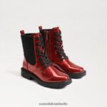 Sam Edelman Lydell-Kampfstiefel Kinder Rubinrot Schuhwerk 2P8JNV1012