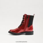 Sam Edelman Lydell-Kampfstiefel Kinder Rubinrot Schuhwerk 2P8JNV1012 - Image 4