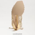 Sam Edelman Lylah Stiletto-Schnürsandale Frauen Bernstein Gold Schuhwerk 2P8JNV441 - Image 6