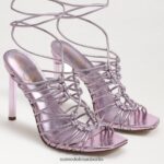 Sam Edelman Lylah Stiletto-Schnürsandale Frauen lila Quarz Schuhwerk 2P8JNV440 - Image 7