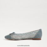 Sam Edelman Mai Ballerina Frauen neublau gewaschen Schuhwerk 2P8JNV371 - Image 4