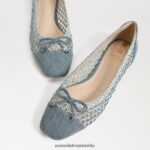 Sam Edelman Mai Ballerina Frauen neublau gewaschen Schuhwerk 2P8JNV371 - Image 7