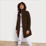 Sam Edelman Mantel aus Lammfellimitat Frauen toskanische Olive Bekleidung 2P8JNV1275