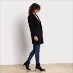 Sam Edelman Mantel aus Wollmischung Frauen Schwarz Bekleidung 2P8JNV1167 - Image 3
