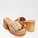 Sam Edelman Marcia-Plateausandale Frauen Beige Schuhwerk 2P8JNV61 - Image 7