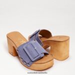 Sam Edelman Marcia-Plateausandale Frauen Blau Schuhwerk 2P8JNV62 - Image 7