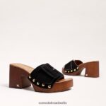 Sam Edelman Marcia-Plateausandale Frauen schwarzes Wildleder Schuhwerk 2P8JNV60 - Image 7