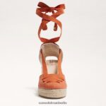 Sam Edelman Margherita Espadrille-Keilsandale Frauen gebranntes Orange Schuhwerk 2P8JNV86 - Image 3