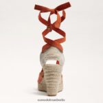 Sam Edelman Margherita Espadrille-Keilsandale Frauen gebranntes Orange Schuhwerk 2P8JNV86 - Image 5
