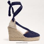 Sam Edelman Margherita Espadrille-Keilsandale Frauen Marine Schuhwerk 2P8JNV88 - Image 2