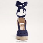 Sam Edelman Margherita Espadrille-Keilsandale Frauen Marine Schuhwerk 2P8JNV88 - Image 3