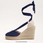 Sam Edelman Margherita Espadrille-Keilsandale Frauen Marine Schuhwerk 2P8JNV88 - Image 4