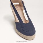 Sam Edelman Margherita Espadrille-Keilsandale Frauen Marine Schuhwerk 2P8JNV88 - Image 7