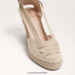 Sam Edelman Margherita Espadrille-Keilsandale Frauen natürlich Schuhwerk 2P8JNV85 - Image 7