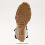 Sam Edelman Margherita Espadrille-Keilsandale Frauen schwarzes Wildleder Schuhwerk 2P8JNV87 - Image 6