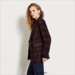 Sam Edelman Margot-Blazer Frauen Mabel Plaid Bekleidung 2P8JNV1277 - Image 2