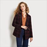 Sam Edelman Margot-Blazer Frauen Mabel Plaid Bekleidung 2P8JNV1277