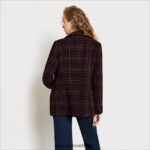 Sam Edelman Margot-Blazer Frauen Mabel Plaid Bekleidung 2P8JNV1277 - Image 4