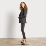 Sam Edelman Margot-Blazer Frauen Mayberry-Plaid Bekleidung 2P8JNV1243 - Image 2