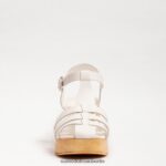 Sam Edelman Margritte-Plateau-Blockabsatz Frauen Weiß Schuhwerk 2P8JNV658 - Image 3