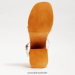 Sam Edelman Margritte-Plateau-Blockabsatz Frauen Weiß Schuhwerk 2P8JNV658 - Image 6