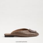 Sam Edelman Maultier mit Lin-Schnalle Frauen Kaffee Schuhwerk 2P8JNV653 - Image 2