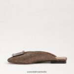 Sam Edelman Maultier mit Lin-Schnalle Frauen Kaffee Schuhwerk 2P8JNV653 - Image 4