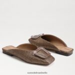 Sam Edelman Maultier mit Lin-Schnalle Frauen Kaffee Schuhwerk 2P8JNV653 - Image 7